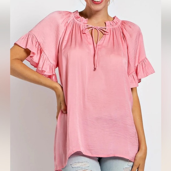 09 Boho Fabulous Frilled Top - Picture 2 of 3